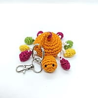 Crochet Spider Key Chain